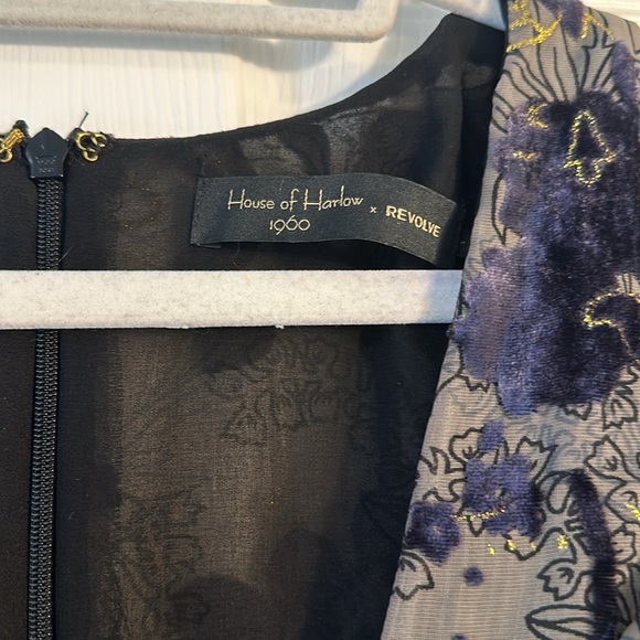 House of Harlow x Revolve velvet mini dress - Picture 3 of 7
